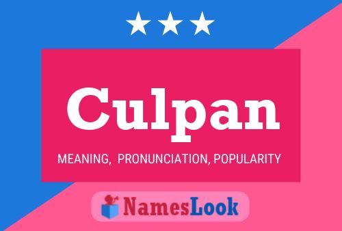 Póster del nombre Culpan