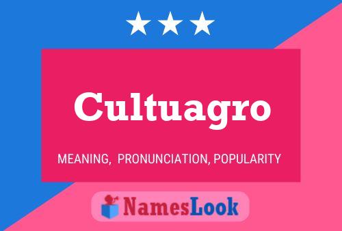 Póster del nombre Cultuagro