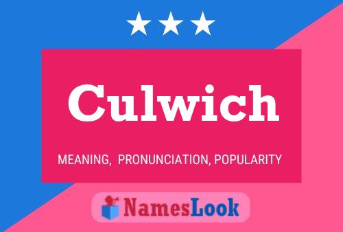 Póster del nombre Culwich