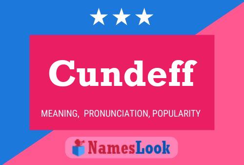 Póster del nombre Cundeff