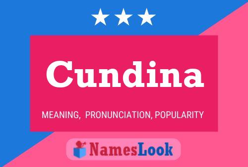 Póster del nombre Cundina