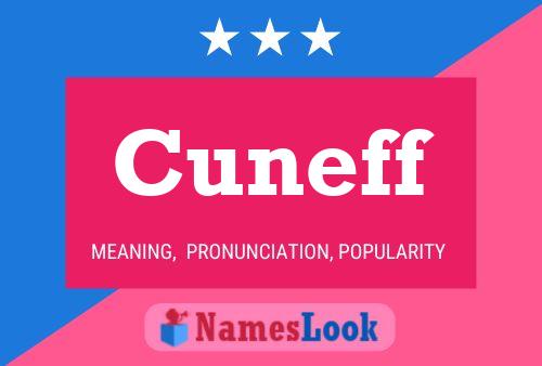 Póster del nombre Cuneff