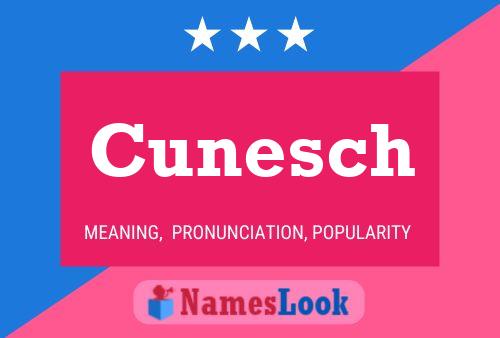 Póster del nombre Cunesch