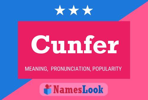 Póster del nombre Cunfer