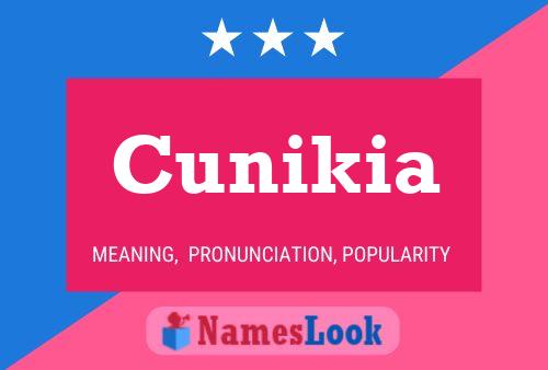 Póster del nombre Cunikia