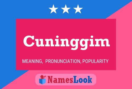 Póster del nombre Cuninggim