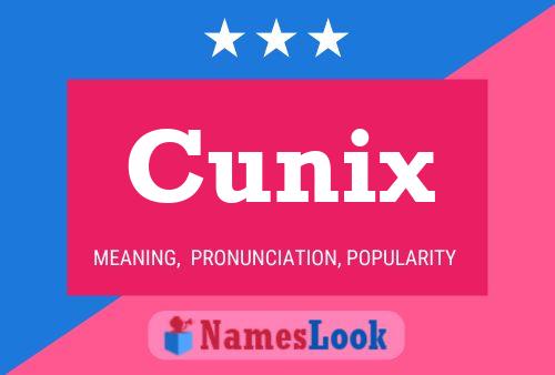 Póster del nombre Cunix