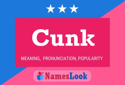 Póster del nombre Cunk