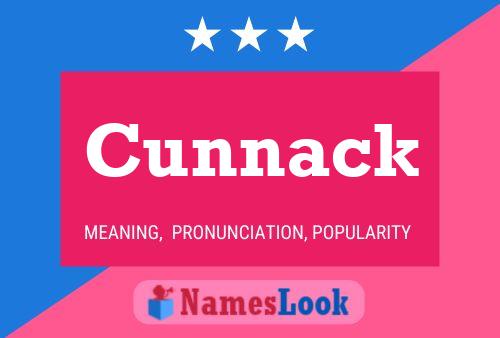 Póster del nombre Cunnack