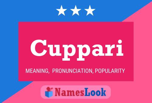 Póster del nombre Cuppari