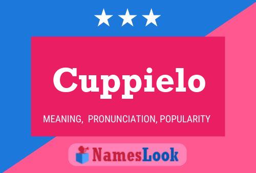 Póster del nombre Cuppielo