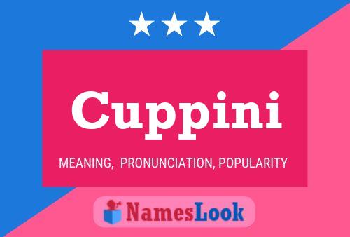 Póster del nombre Cuppini