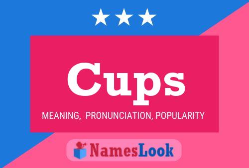 Póster del nombre Cups