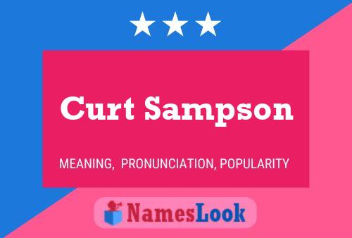 Póster del nombre Curt Sampson