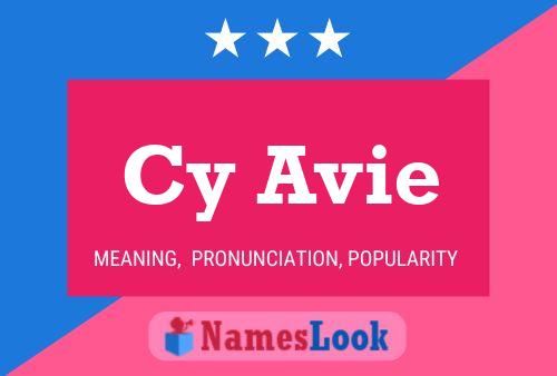 Póster del nombre Cy Avie