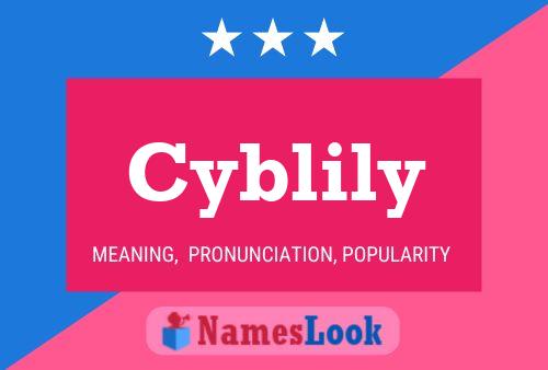 Póster del nombre Cyblily