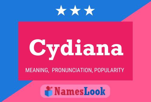 Póster del nombre Cydiana