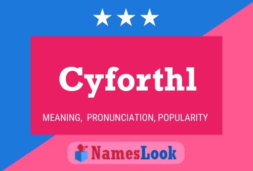 Póster del nombre Cyforthl