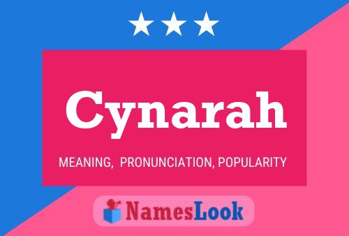 Póster del nombre Cynarah