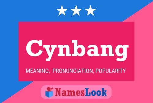 Póster del nombre Cynbang