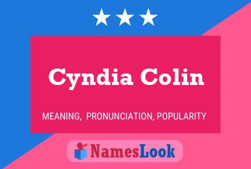 Póster del nombre Cyndia Colin