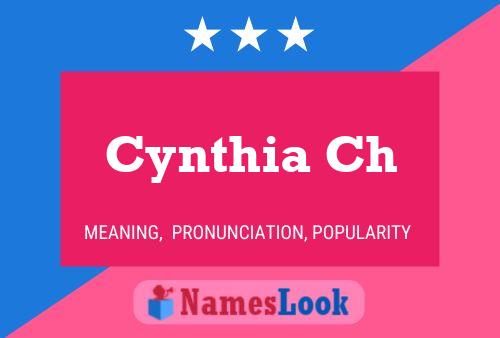 Póster del nombre Cynthia Ch