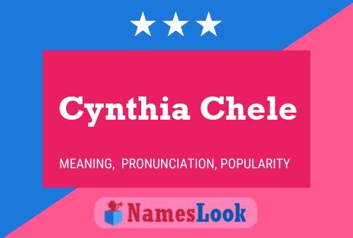 Póster del nombre Cynthia Chele