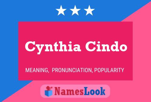 Póster del nombre Cynthia Cindo