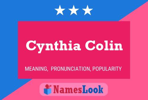 Póster del nombre Cynthia Colin