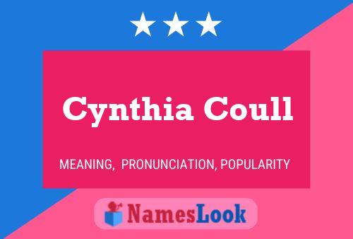 Póster del nombre Cynthia Coull