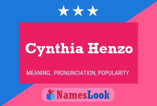 Póster del nombre Cynthia Henzo