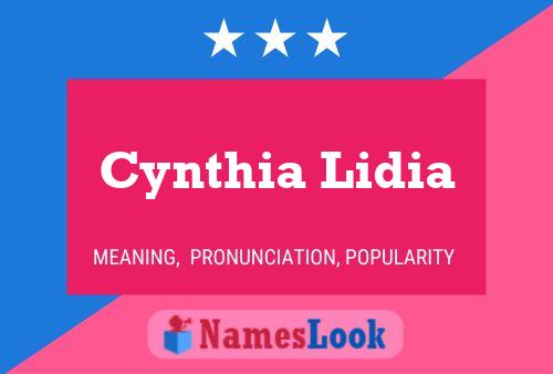 Póster del nombre Cynthia Lidia