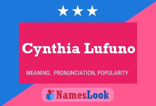 Póster del nombre Cynthia Lufuno