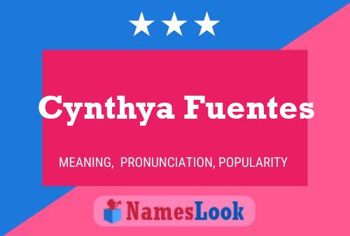 Póster del nombre Cynthya Fuentes