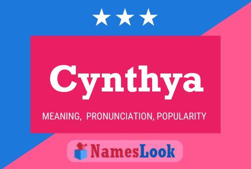 Póster del nombre Cynthya