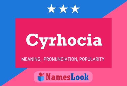 Póster del nombre Cyrhocia