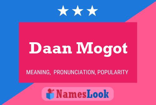 Póster del nombre Daan Mogot