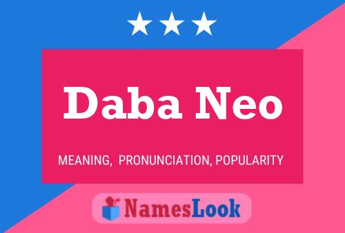 Póster del nombre Daba Neo