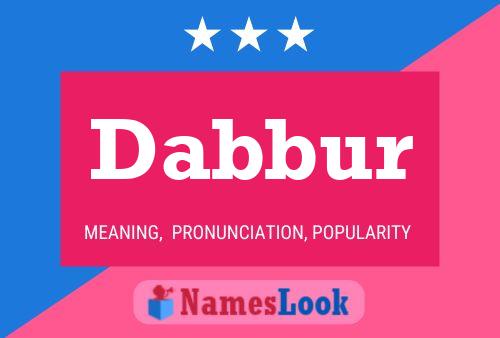 Póster del nombre Dabbur