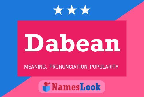 Póster del nombre Dabean