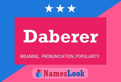 Póster del nombre Daberer