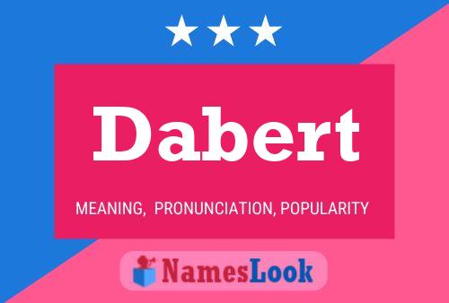 Póster del nombre Dabert