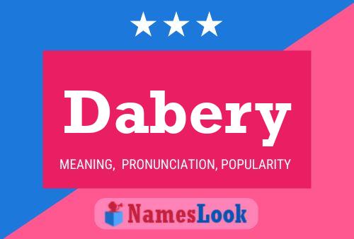 Póster del nombre Dabery