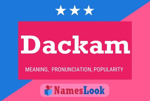 Póster del nombre Dackam