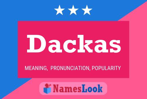 Póster del nombre Dackas