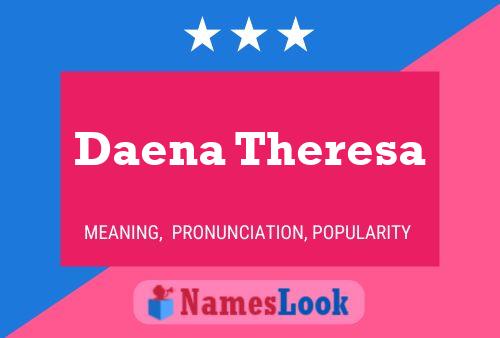 Póster del nombre Daena Theresa