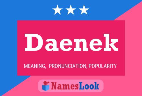 Póster del nombre Daenek