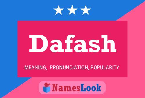 Póster del nombre Dafash