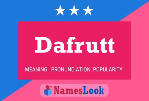 Póster del nombre Dafrutt