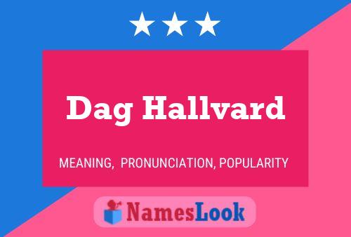 Póster del nombre Dag Hallvard